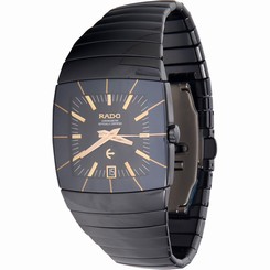 Rado Sintra 34 mm Tonneau Black Ceramic Automatic Men's Watch R13663162 758498028456