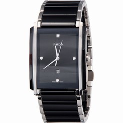 Rado Integral Jubile Black Ceramic and Stainless Steel Mens Watch R20206712