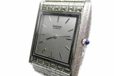 Authentic RADO 121.9554.2 Silver Dial Stainless Steel Women's Quartz Watch RW106