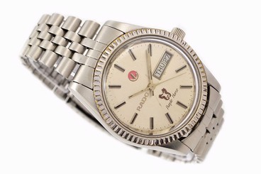 Vintage Rado Purple Horse Stainless Steel Automatic Mens Watch 1266