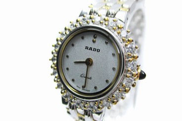 Auth RADO 133.9702.2 Dia Bezel Stainless Steel Quartz Women's Watch RW7894L