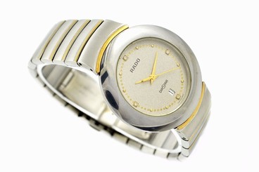 Vintage Rado Diastar Tungsten Carbide Stainless Steel Quartz Midsize Watch 1072