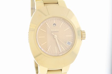 Men's Rado Original Automatic R12950253 Gold Sunburst Dial w/ Date SS Watch 1177507439