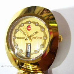 Original Vintage Rare GentsGolden Rado Dlastar Day-Date SwissMen'S Wrist Watch59