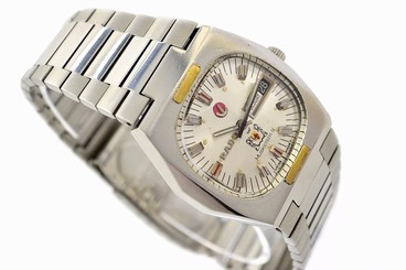 Vintage Rado Musketeer IV Stainless Steel Automatic Mens Watch 1134