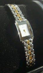 Ladies Rado Diastar 2-Tone Gold & Silver Quartz Swiss Watch! New Batt 153.0489.3