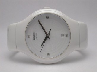 RADOS R27695712 JUBILE WHITE DIAL & CERAMIC BRACELET QUARTZ 40MM WOMEN'S WATCH