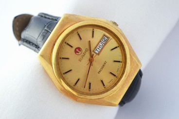 Vintage Rado President Gold Plated Automatic Mens Watch 725