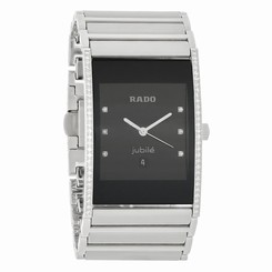  Rado Integral Mens Diamond Platinum Ceramic Swiss Quartz Watch R20757752