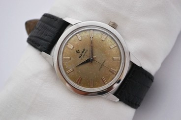 Vintage Rado President Stainless Steel Hand Winding Mens Watch 298