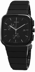 Rado Men's R28885152 R5.5 Black Dial Chronograph Swiss Quartz Watch