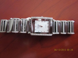 Rado Integral Ladies Diamond Watch, Model R20672919, White Mother of Pearl Dial