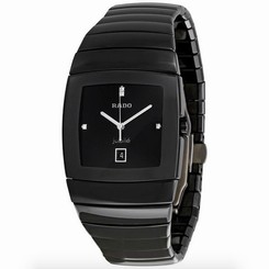 NWT Men's Rado Sintra XL Jubile�� R13724702 Black Ceramic Diamond Accent Watch