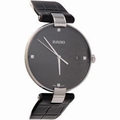 Rado R22852705 Coupole Mens Watch - Black Dial