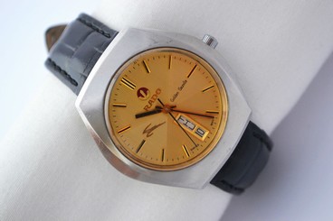  Vintage Rado Golden Gazelle Mens Stainless Steel Automatic Watch 754
