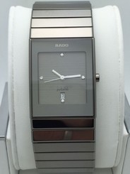 Rado DiaStar 152.0332.3 Men's High-Tech Ceramic Gray Finish Gray Diamond Dial