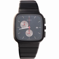 Rado Men's R28886202 R5.5 Analog Display Swiss Quartz Black Watch