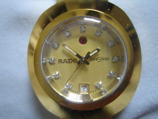 RADO DIASTAR WOMEN'S AUTOMATIC WATCH SAPPHIRE ALL S/S GOLD SWISS R12416633 NEW