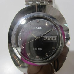 RADO DIASTAR MEN'S WATCH QUARTZ ALL S/S SAPPHIRE ORIGINAL SWISS R12638153 NEW