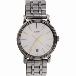 Rado R14064107 Diamaster Ceramic Mens Watch - Silver Dial