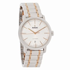 Rado Diamaster XL Series Mens Silver Dial Two Tone Swiss Quartz Watch R14077113