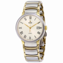 Rado Centrix Automatic White Dial Two-tone Mens Watch R30529013