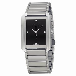 Rado Integral Black Dial Stainless Steel Ladies Quartz Watch R20997713
