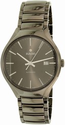 Rado Men's True R27057102 Gunmetal Stainless-Steel Swiss Automatic Watch