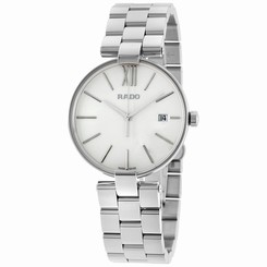 Rado Coupole White Dial Ladies Stainless Steel Watch R22852013