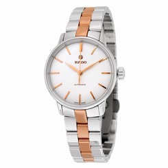Rado Coupole Classic Automatic White Dial Two-tone Ladies Watch R22862022