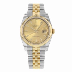 Rolex Datejust 116233 chsj Steel & 18K Yellow Gold Automatic Men's Watch 683498420743