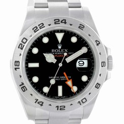 Rolex Explorer II Automatic Black Dial Watch 216570 Box Papers Unworn 845960029698