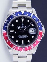 Rolex GMT II Error Dial Pepsi Stainless Steel 16710 - WATCH CHEST