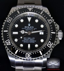 Rolex Deepsea Sea-Dweller Steel & Ceramic Mens Dive Watch & Box 116660 639767606578
