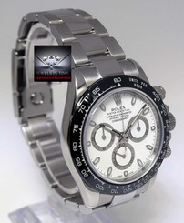 Rolex Daytona Chronograph Steel Black Ceramic Bezel Mens Watch & Box Z 116520