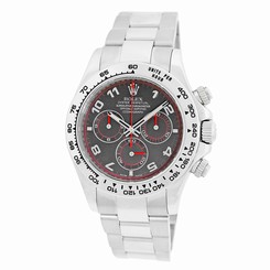 ROLEX 18K White Gold 40mm Daytona Cosmograph # 116509 Box Warranty D Serial