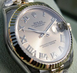 *NEW* ROLEX MIDSIZE SS/18K YELLOW GOLD CHAMPAGNE ROMAN DATEJUST MODEL #178273