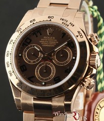 ROLEX NEW Daytona 116505 Bracelet Everose Rose Gold Chocolate Box & Papers #RL71