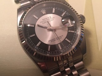 ROLEX Datejust 116234 - Bulls Eye - Jubilee, Box, Books Original Authentic ROLEX
