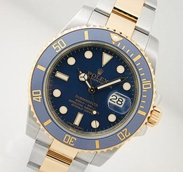 Rolex SUBMARINER 116613LB Mens Steel & Yellow Gold Blue Dial 40MM Ceramic Bezel 845960000260