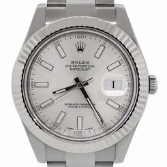 Rolex 116334 Datejust II Stainless Steel Silver Dial Watch 683498458203