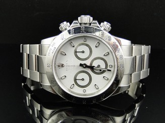Excellent Condition Mens Stainless Steel Rolex Daytona Cosmograph Watch G Serial