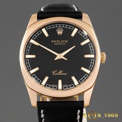 ROLEX CELLINI DANAOS XL 18K GOLD REF.4243/8 MANUAL MEN'S BOX &PAPERS