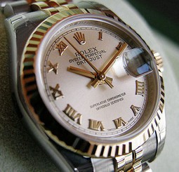 Rolex DATEJUST 179173 Ladies Steel & Yellow Gold Jubilee Ivory Roman Dial 26MM