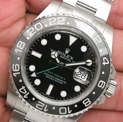 Rolex GMT MASTER II 116710LN Mens Stainless Steel Black Dial Ceramic Bezel 40MM 610074028635