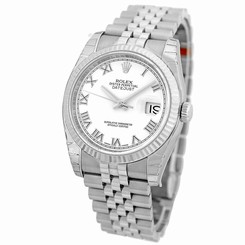 ROLEX Stainless Steel 18K White Gold 36mm Datejust Oyster 116234 WarrantyUNWORN 845960035095
