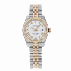 Rolex Datejust 179171 wrj 18K Rose Gold & Steel Automatic Ladies Watch