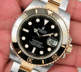 Rolex SUBMARINER 116613LN Mens Steel & Yellow Gold Black Dial Ceramic Bezel 40MM 845960000260