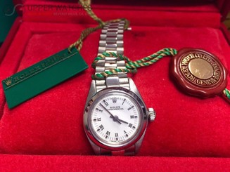 Rolex Stainless No Date Ladies 6718 Oyster Perpetual Watch With Box
