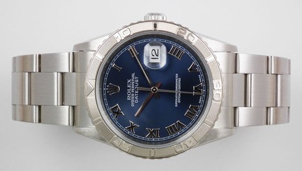 Rolex Oyster Perpetual DateJust 16264 Turn-o-Graph - Dark Blue Dial (2001)